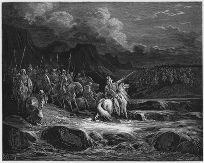 Judas Maccabeus pursuing Timotheus by Gustave Dore